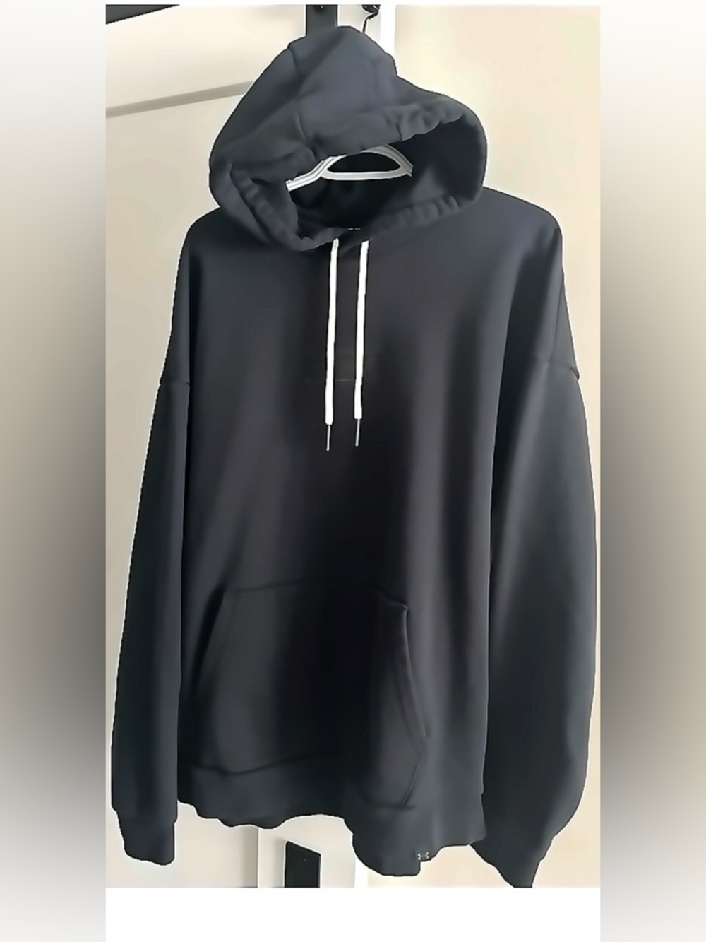 Under Armour Project Rock Hoodie XL Black Minimal Gym hoodie